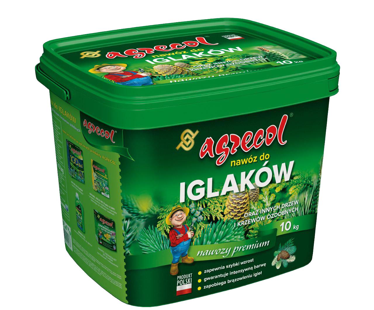 Удобрение комплексное минеральное Agrecol NPK 14.14.21 для хвойных растений 10 кг (30243)