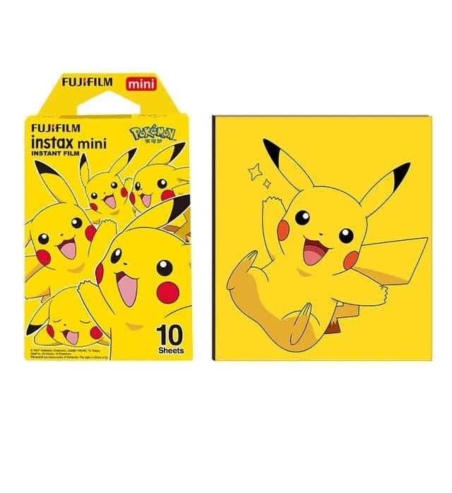 Фотопленка Fujifilm Instax Mini Film Paper Pikachu Pokemon 10 шт. с фотоальбомом - фото 1