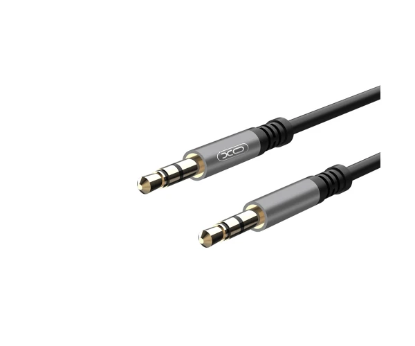 Кабель AUX 3,5 мм на 3,5 мм XO NB121 1 м Black