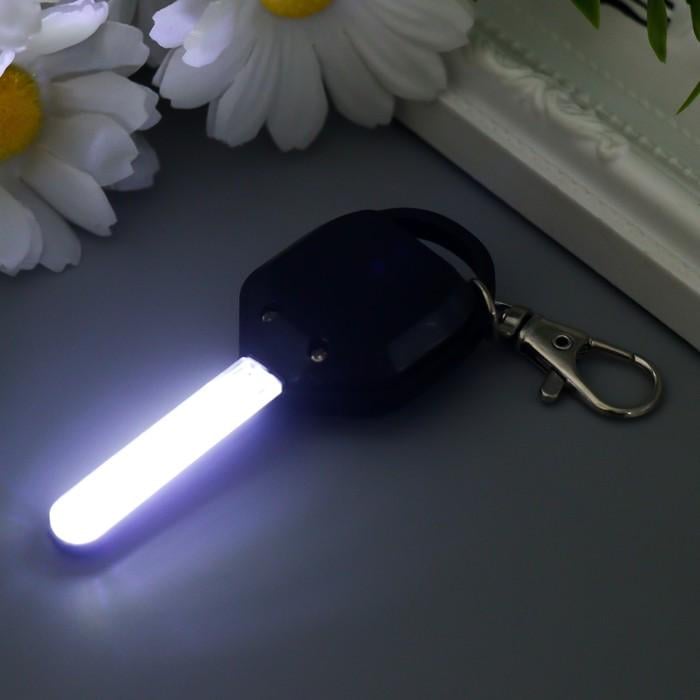 Ліхтар-брелок KeychFlash Чорний (2579) - фото 3