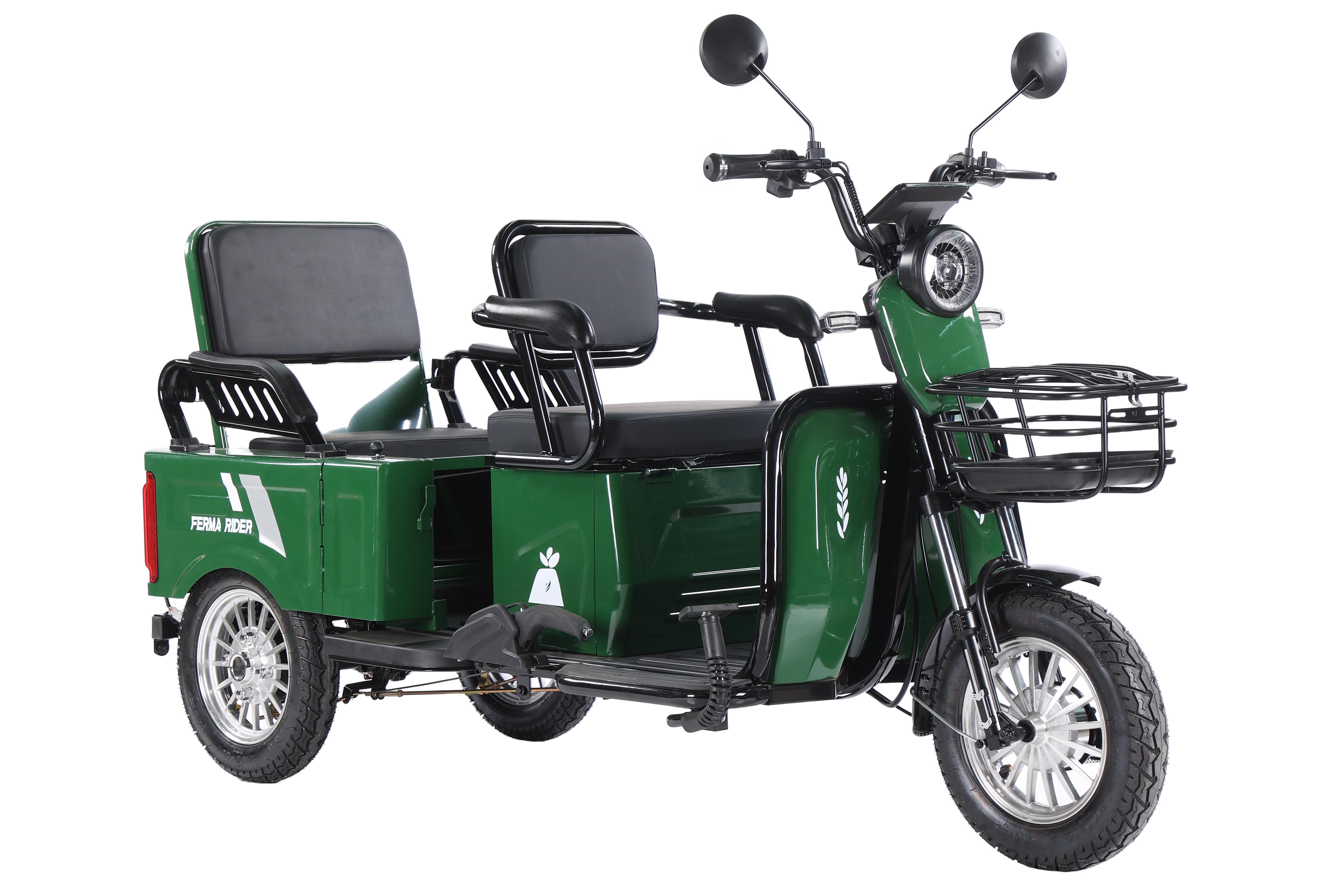 Електроскутер триколісний Ferma Rider 2000W Зелений