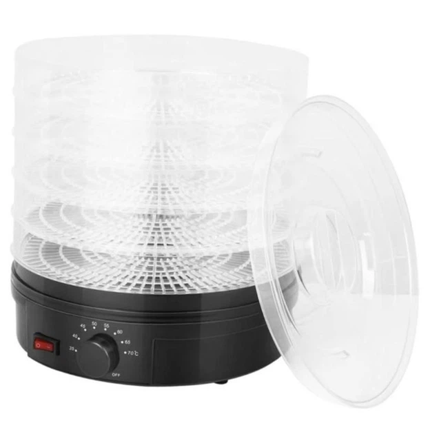 Сушилка для овощей и фруктов Rainberg RB-912 800 Вт 5 поддонов Черный (PH00930)