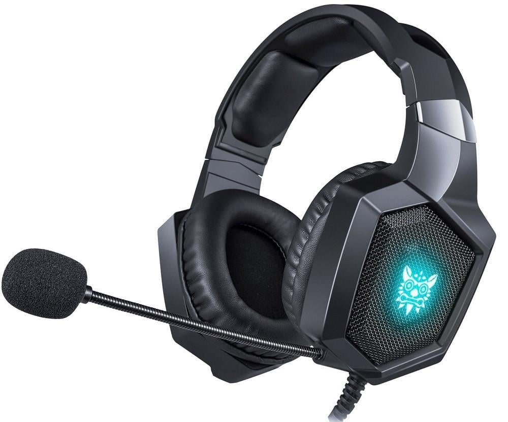 Ігрові навушники ONIKUMA Gaming LED K8, чорні