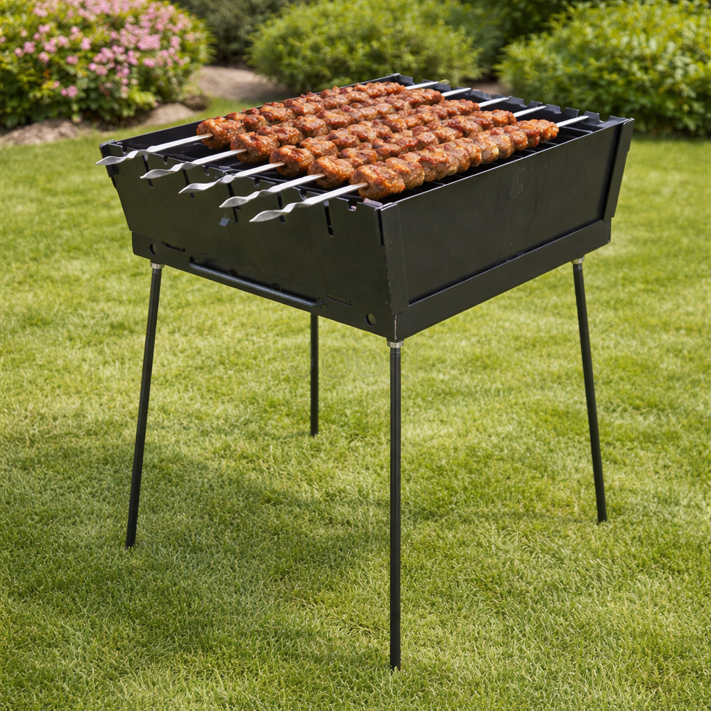 Мангал-чемодан Jooki Пегас на 6 шампуров 2 мм (10079)