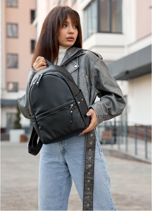 Городской рюкзак женский Sambag Черный (6780251235)