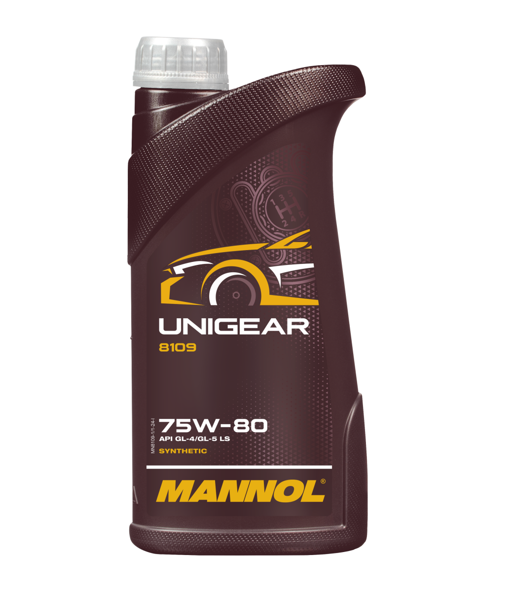 Трансмиссионное масло Mannol Unigear 75W-80 синтетика 1 л (8109)