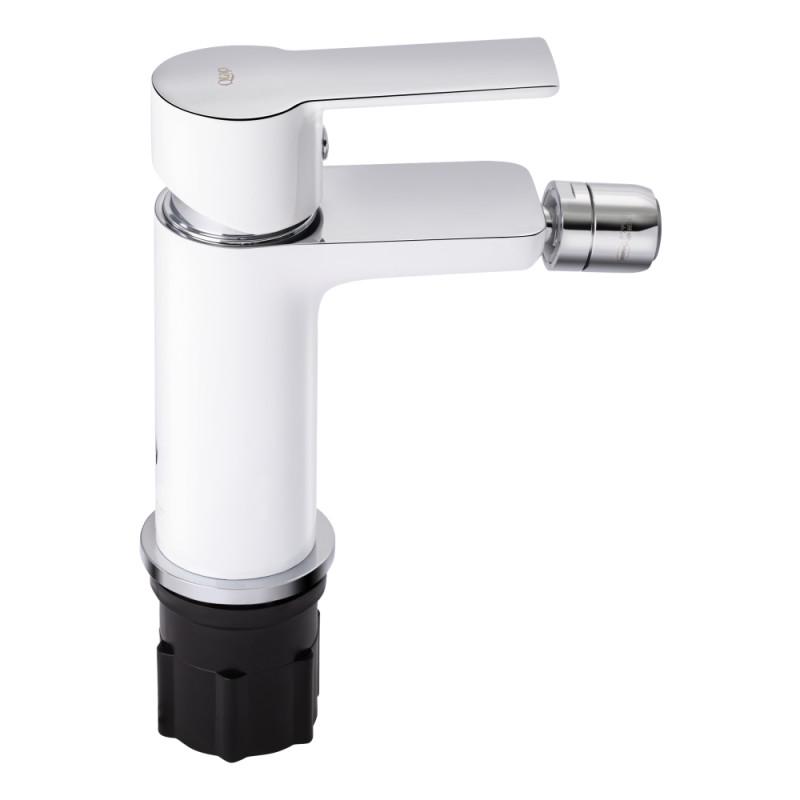 Смеситель для биде Q-tap Ustek QTUS2016107CW однорычажный Белый (77381)