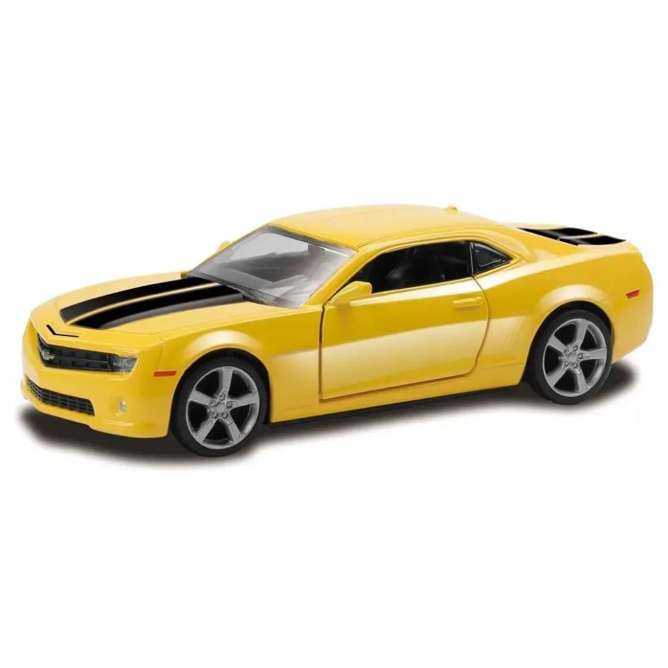 Машинка инерционная Автопром Chevrolet Camaro SS Желтый (IM-176-M-673)