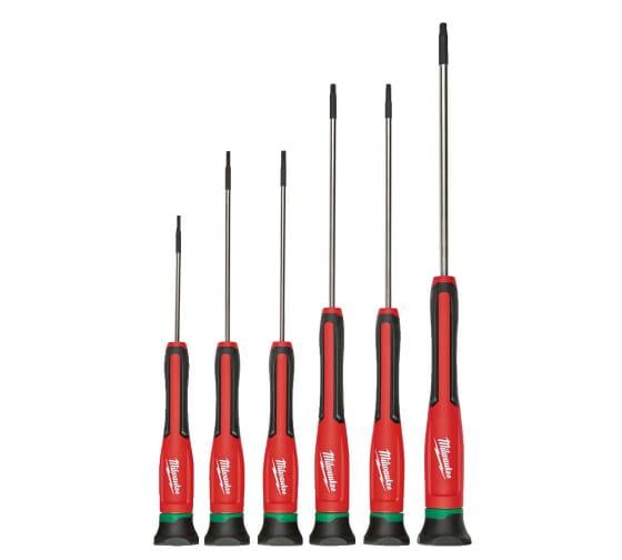 Набір викруток для точної механіки Milwaukee TORX 6 шт. (4932471870)