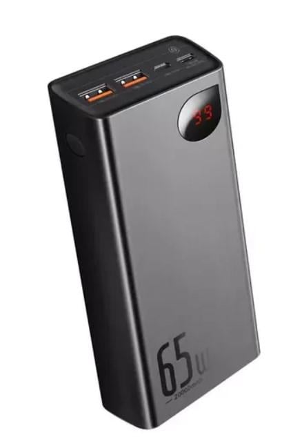 Повербанк BASEUS Adaman 20000 мАг 65 Вт Чорний (19208540)