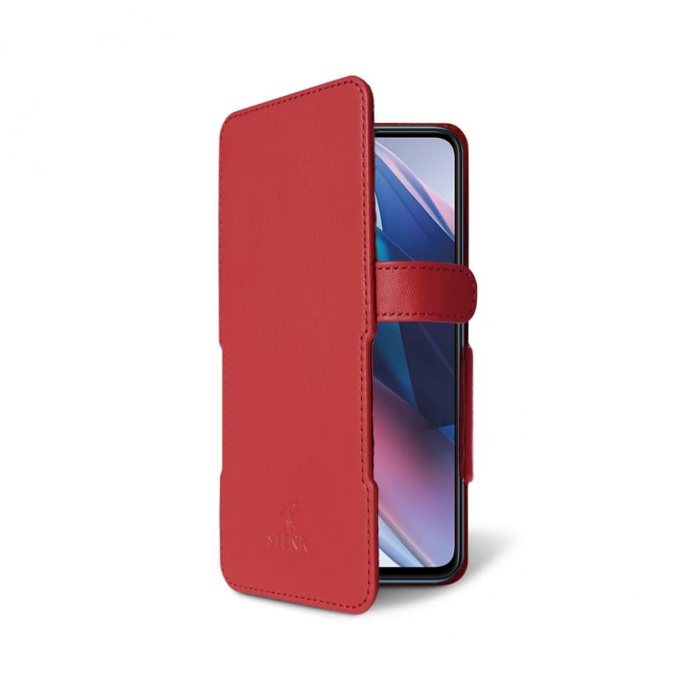 Чехол книжка Stenk Prime для OPPO Find X3 Lite Красный (69040)