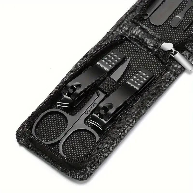 Набір інструментів для манікюру та педикюру 6 шт. Чорний - фото 2 Набір інструментів для манікюру та педикюру 6 шт. Чорний - фото 2