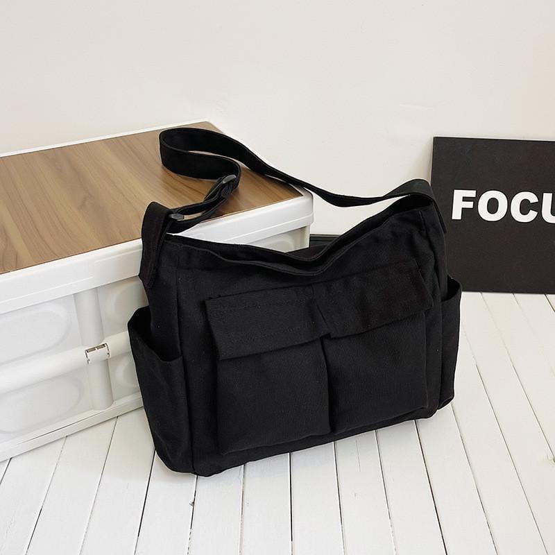 Женская сумка-месенджер через плечо Черный (RN-281)