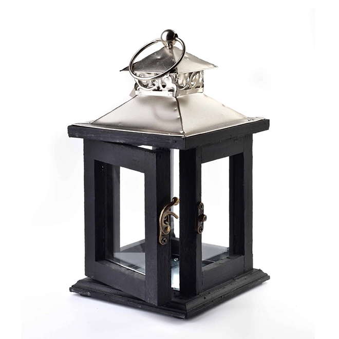 Подсвечник-фонарь деревянный Levi Silver HTO2048 (35263) - фото 2 Подсвечник-фонарь деревянный Levi Silver HTO2048 (35263) - фото 2