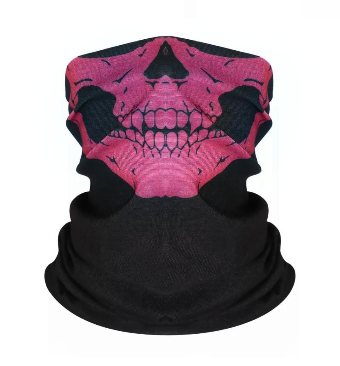 Бафф-маска Wuke Череп унисекс one size Розовый