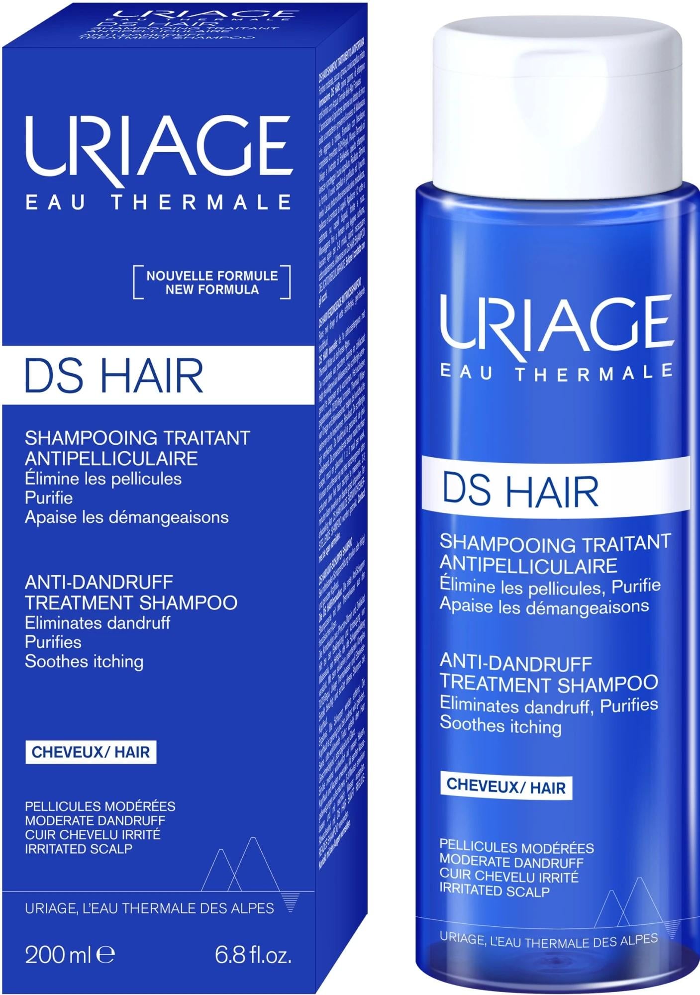 Шампунь лечебный Uriage DS Hair Anti-Dandruff Treatment Shampoo против перхоти 200 мл (1463391477)