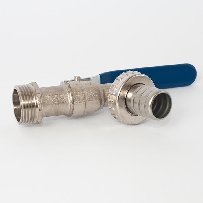 Кран для поливу ASCO ЕСО 1/2" ручка латунь Синій (RS-ST-BLHE-7Steel) - фото 2