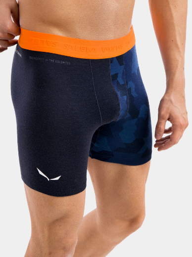 Термотрусы мужские Salewa Cristallo Warm Amr Boxer S Синий (10303772) - фото 6