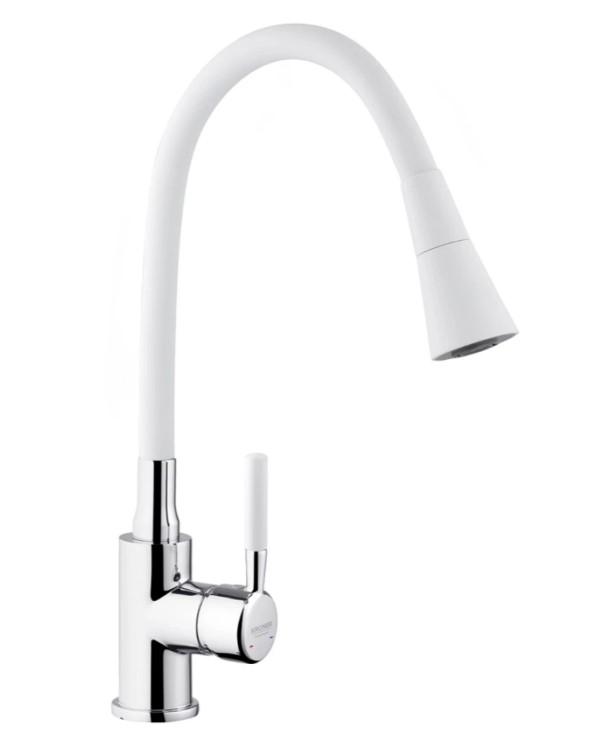Змішувач для кухні Kroner KRM Kuche C132WHI (60107)