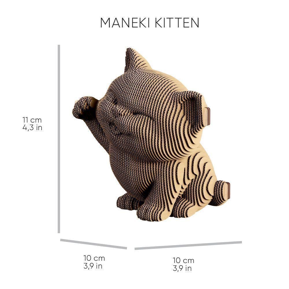 Пазл картонный 3D Cartonic Три Котика 254 детали (2553309171) - фото 6