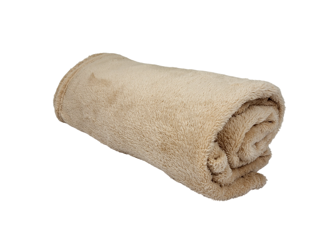 Плед флисовый двуспальный 180х200 см Светло-бежевый (1651) - фото 1 Плед флисовый двуспальный 180х200 см Светло-бежевый (1651) - фото 1