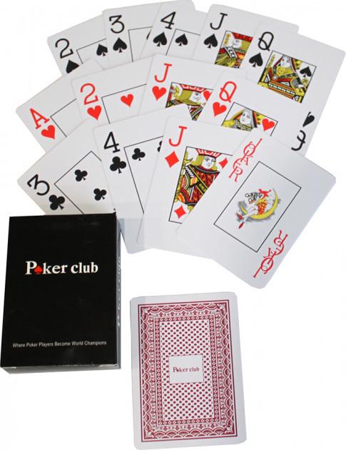 Карты игральные Poker Club STW пластиковые 54 карты 87х62 мм - фото 1