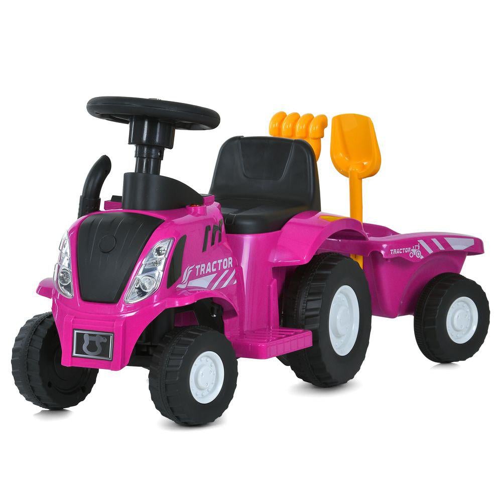 Детская электрокаталка-трактор Bambi Racer M 6153B-8 Фиолетовый Детская электрокаталка-трактор Bambi Racer M 6153B-8 Фиолетовый