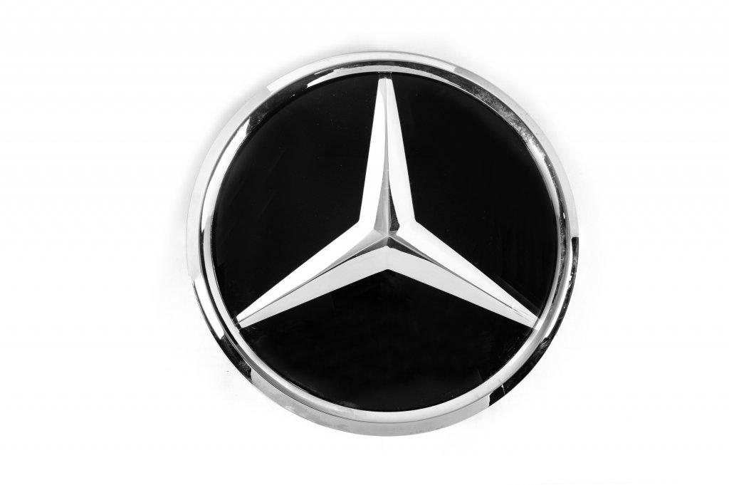 Эмблема передняя под стеклом a0008881000 для Mercedes E-сlass W213 2016- гг. Хром (127132)