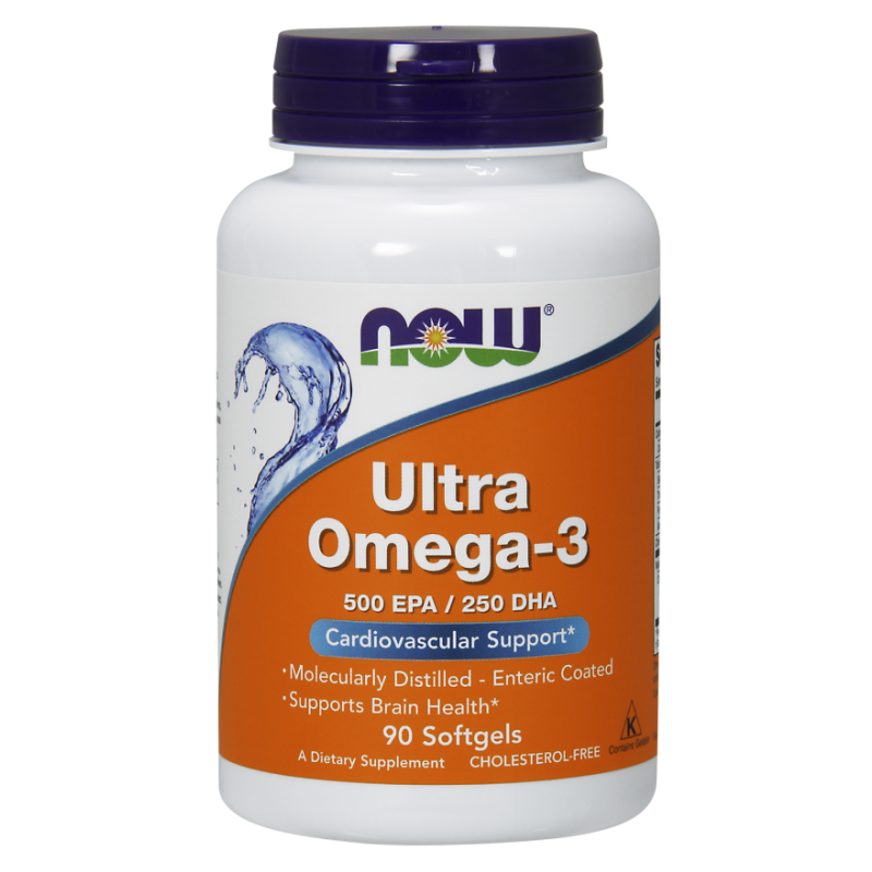 Жирные кислоты NOW Ultra Omega-3 90 Softgels