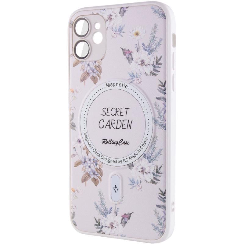 Противоударный Чехол Epik Secret Garden with MagSafe TPU+PC для Apple iPhone 11 (6.1") White - фото 3