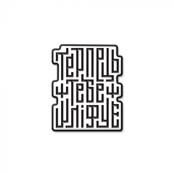 Значок металевий Терпець тебе шліфує (AA-0162756)