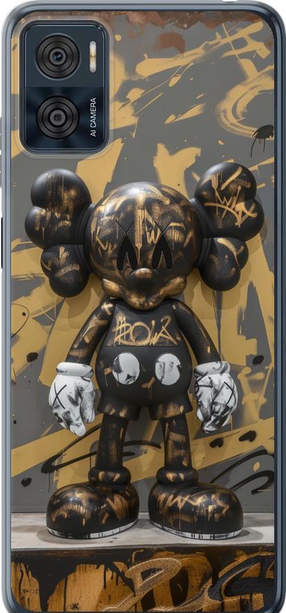 Чохол на Motorola Moto E22 Bronze kaws (6097u-2974-42517)