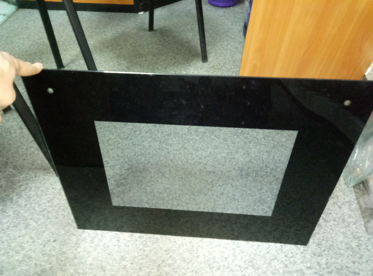 Стекло в духовку внешнее S-Mix термостойкое тонированное с покраской 460х590 мм - фото 2 Стекло в духовку внешнее S-Mix термостойкое тонированное с покраской 460х590 мм - фото 2