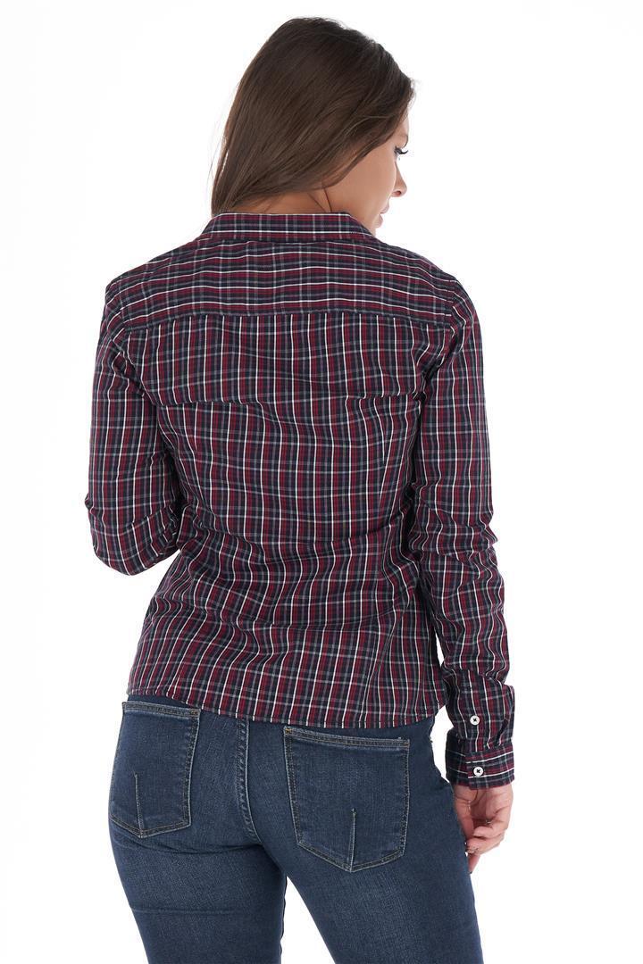 Рубашка женская Kvl 20202038 XL Синий - фото 2 Рубашка женская Kvl 20202038 XL Синий - фото 2