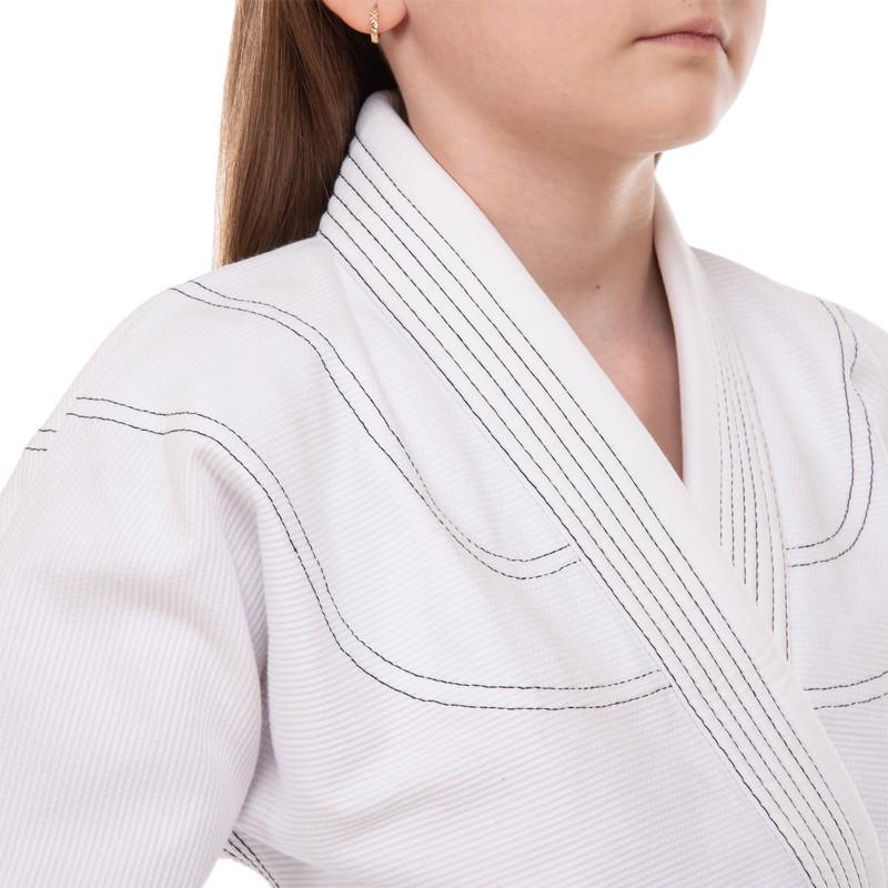 Кимоно для джиу-джитса подростковый CORE CO-3137-M хлопок 350 г/м2 р. 3 170 см Белый (CO-3137-M_3_(рост_170) - фото 4 Кимоно для джиу-джитса подростковый CORE CO-3137-M хлопок 350 г/м2 р. 3 170 см Белый (CO-3137-M_3_(рост_170) - фото 4