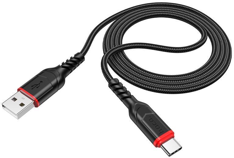 Кабель интерфейсный Hoco X59 USB-Type-C 1 м Black (25119) Кабель интерфейсный Hoco X59 USB-Type-C 1 м Black (25119)