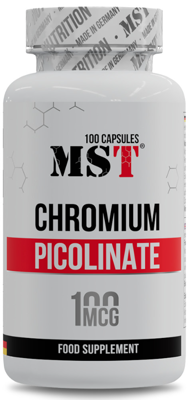 Хром пиколинат MST Chromium picolinate 100 мкг 100 капсул