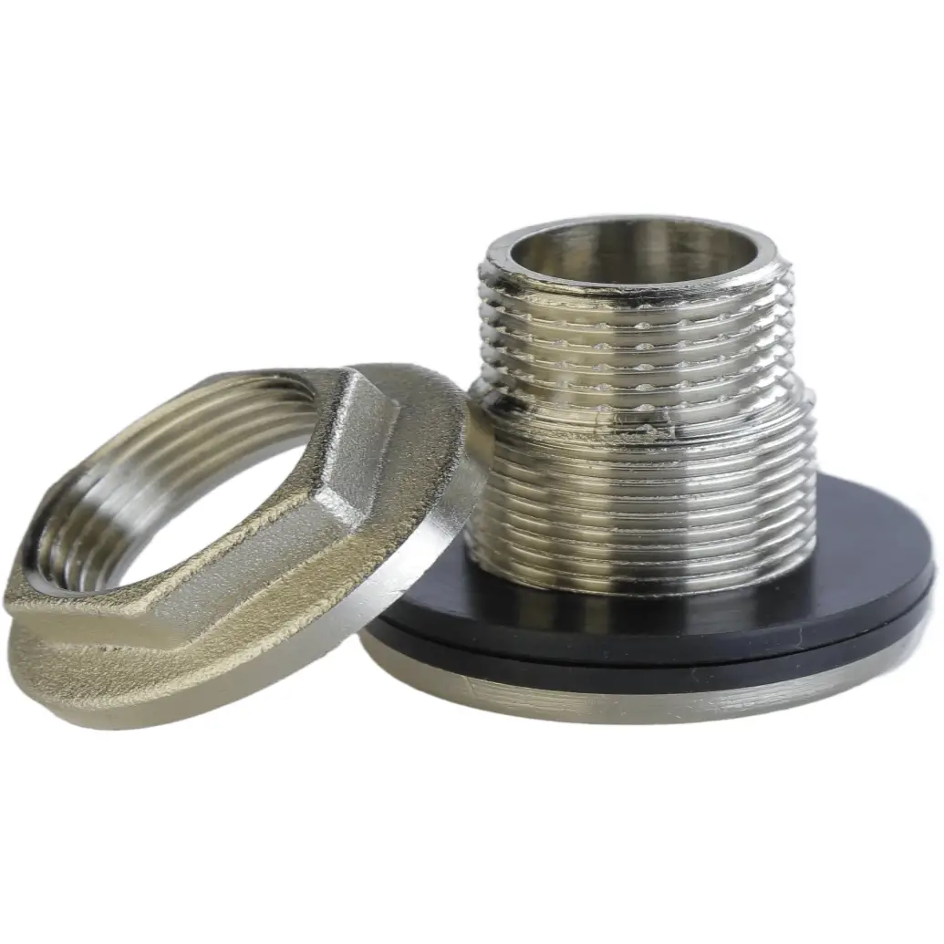 Врезка в бак VA Б5104А нк никелированная штампованная усиленная 1 1/4" ЗР (GSR-000027664)