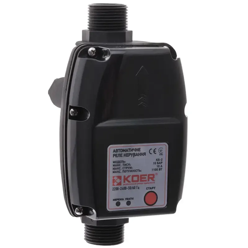 Реле давления электронное с защитой от сухого хода KOER KS-2
