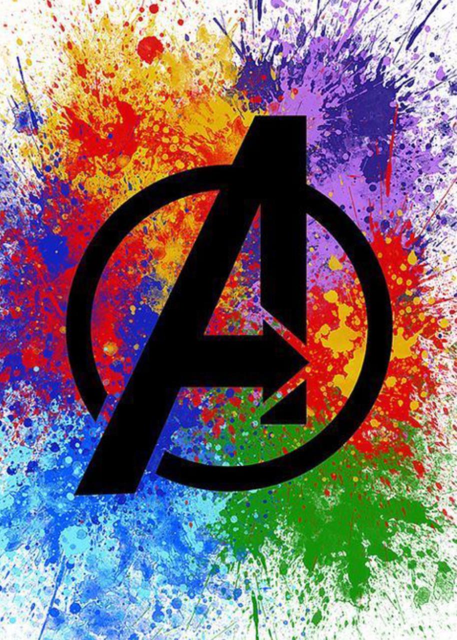 Картина постер Gee! Avengers Мстители логотип 40х60 см AG.09.120