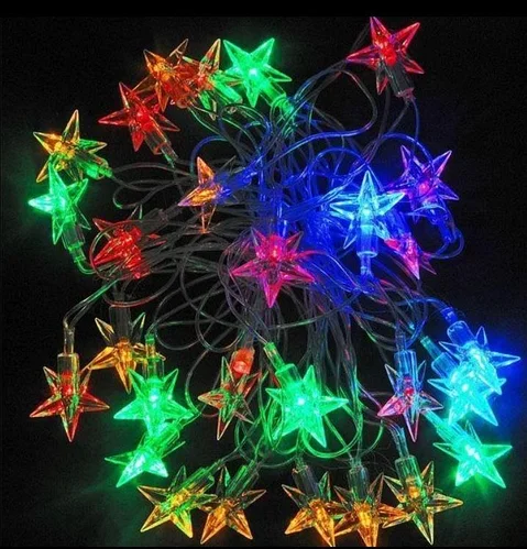 Гирлянда Звезда Parts-4 5718 20 led прозрачные фигурки Мультиколор (47646)