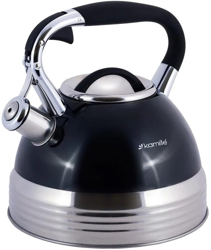 Чайник индукционный Kamille со свистком 2,7л Blue Чайник индукционный Kamille со свистком 2,7л Blue