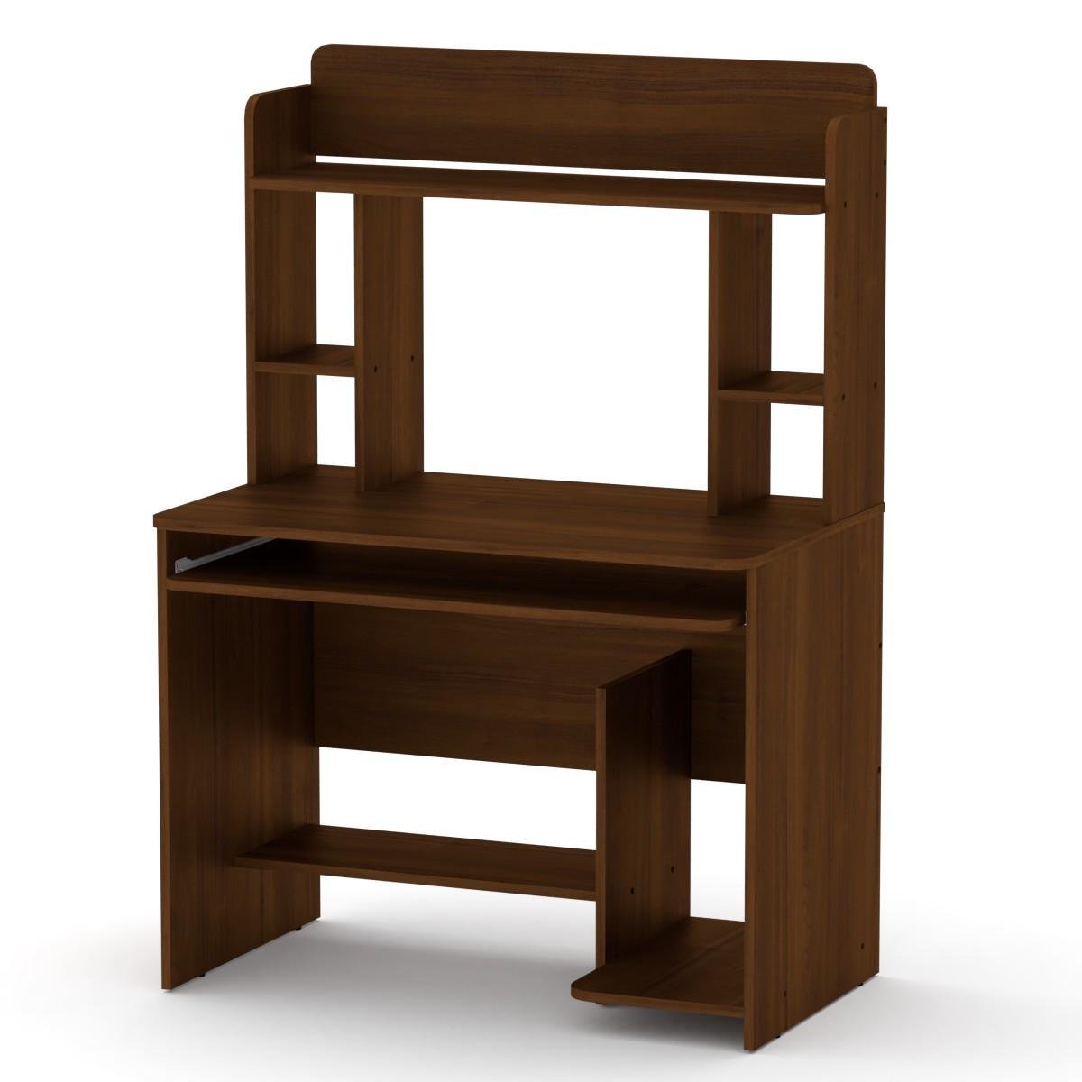 Стіл комп'ютерний Компаніт СКМ-6 100х60х144 см Горіх еко (25410390) - фото 1 Стіл комп'ютерний Компаніт СКМ-6 100х60х144 см Горіх еко (25410390) - фото 1