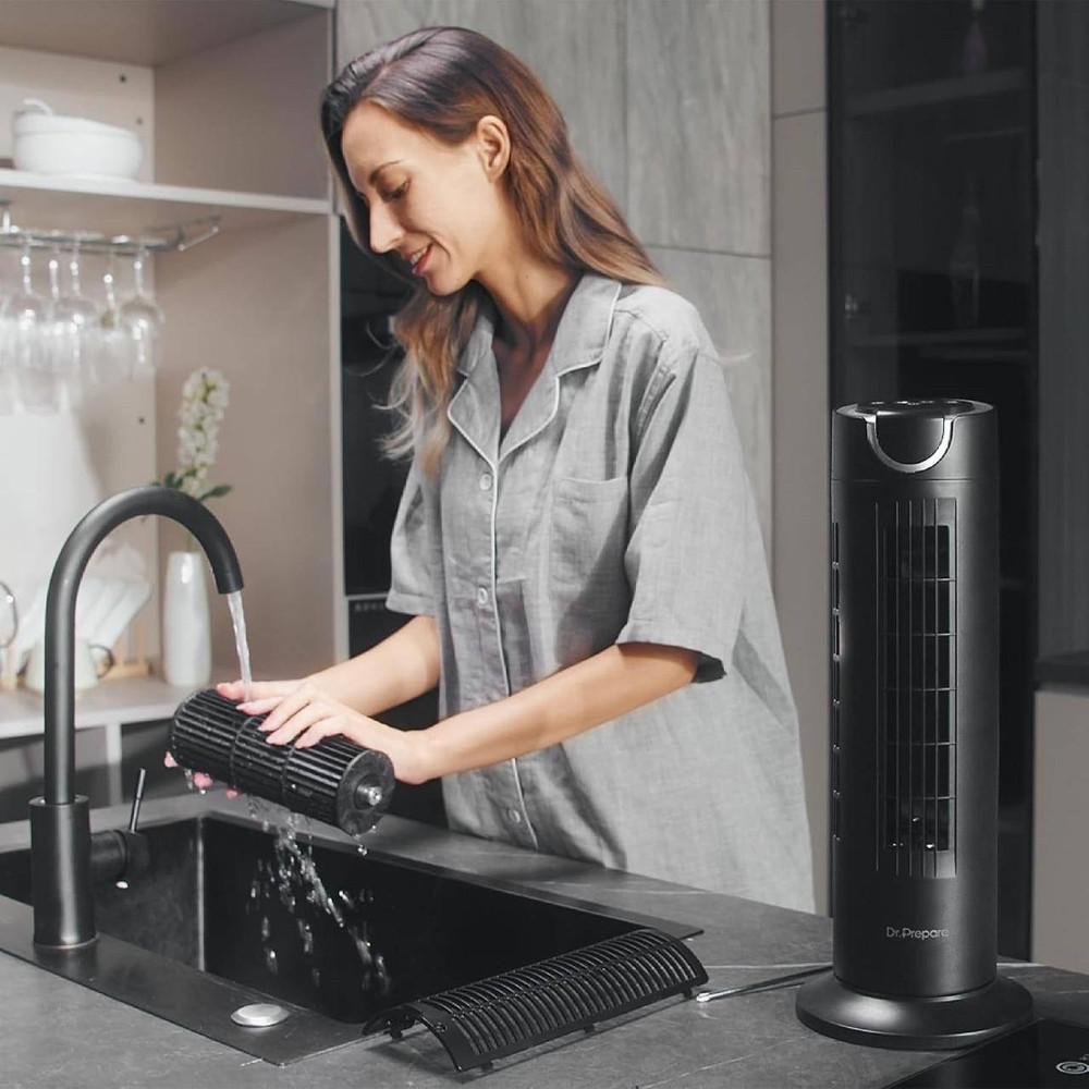 Вентилятор баштовий Dr.Prepare для спальні й офісу 8 швидкостей пульт та таймер 25 дБ - фото 3 Вентилятор баштовий Dr.Prepare для спальні й офісу 8 швидкостей пульт та таймер 25 дБ - фото 3