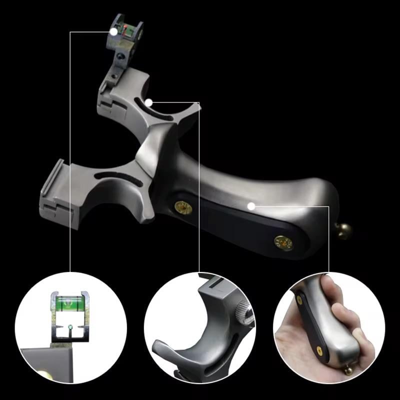 Рогатка металева SFU K98+ для спорту/полювання/риболовлі (0024) - фото 3 Рогатка металева SFU K98+ для спорту/полювання/риболовлі (0024) - фото 3