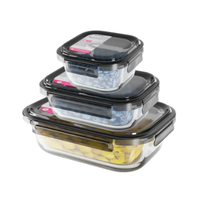 Набір мисок з нержавіючої сталі Krauff зі скляними контейнерами/подрібнювачем та кухонними дошками (28481) - фото 9 Набір мисок з нержавіючої сталі Krauff зі скляними контейнерами/подрібнювачем та кухонними дошками (28481) - фото 9