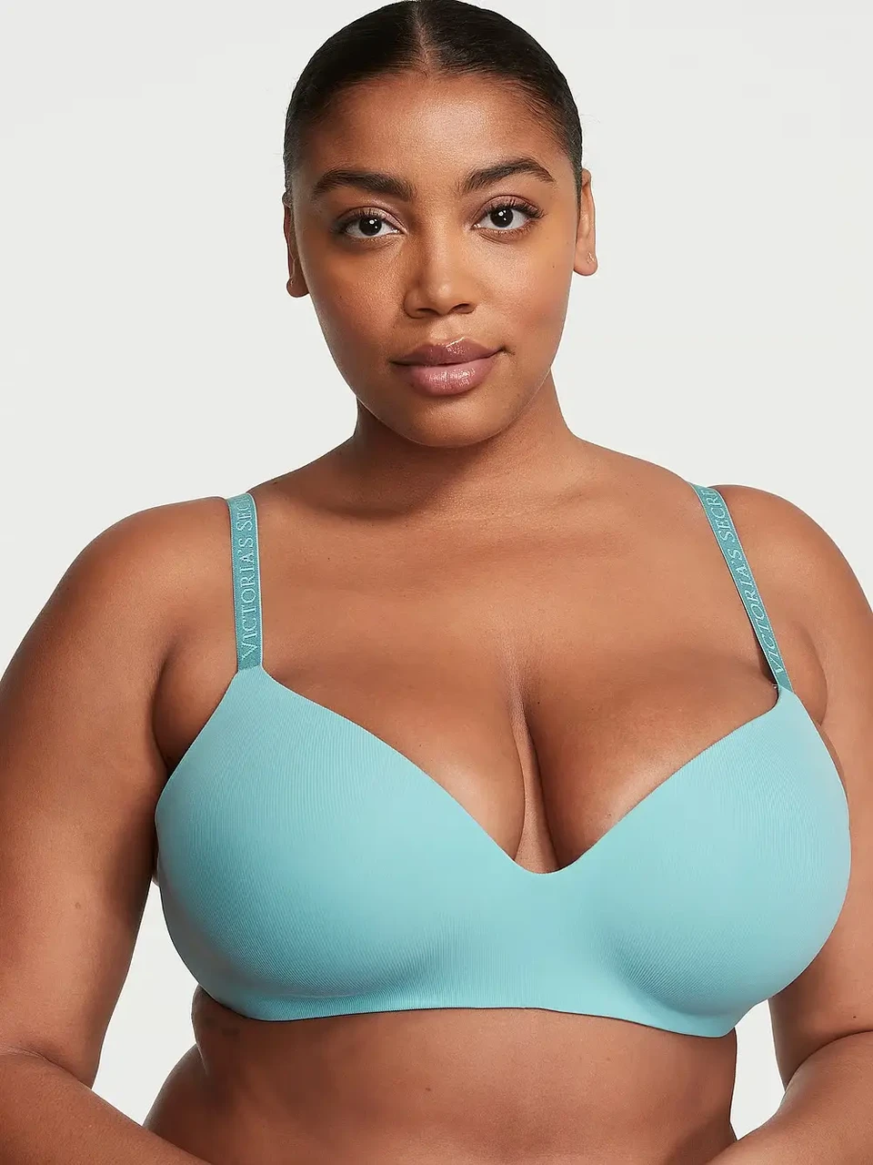Бюстгальтер Victoria's Secret Lightly Lined Wireless 75C Голубой (2397047303)