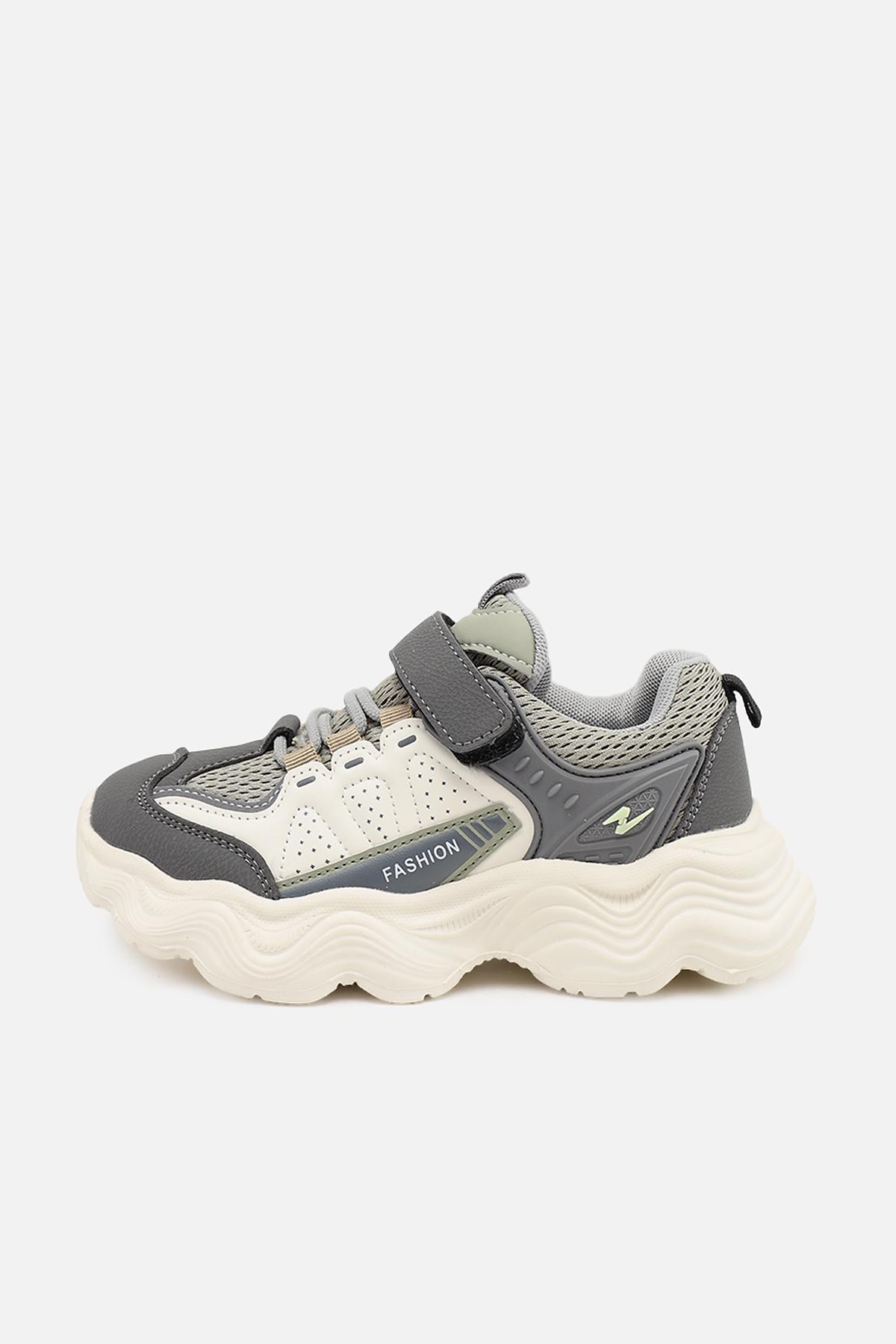 Кроссовки для мальчика ЦБ-00273734 на плоской подошве р. 36 Серый (SKT001055913)