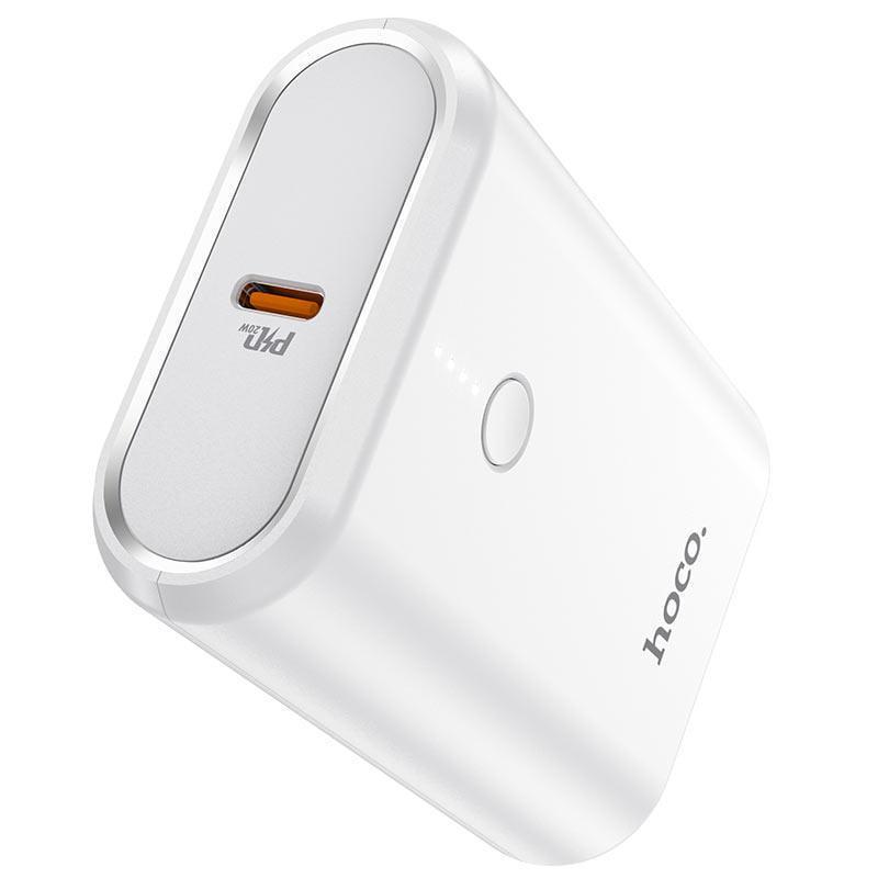 Повербанк Hoco Q3 Mayflower 10000 mAh Белый (2175262038)