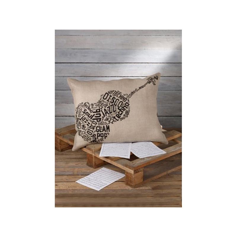 Набор для вышивания крестиком PERMIN 83-6403 Contrabass pillow (23926)